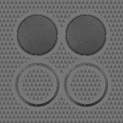 COMPLETE 10-INCH MID-BASS/WOOFER SADDLEBAG MOUNTING KIT