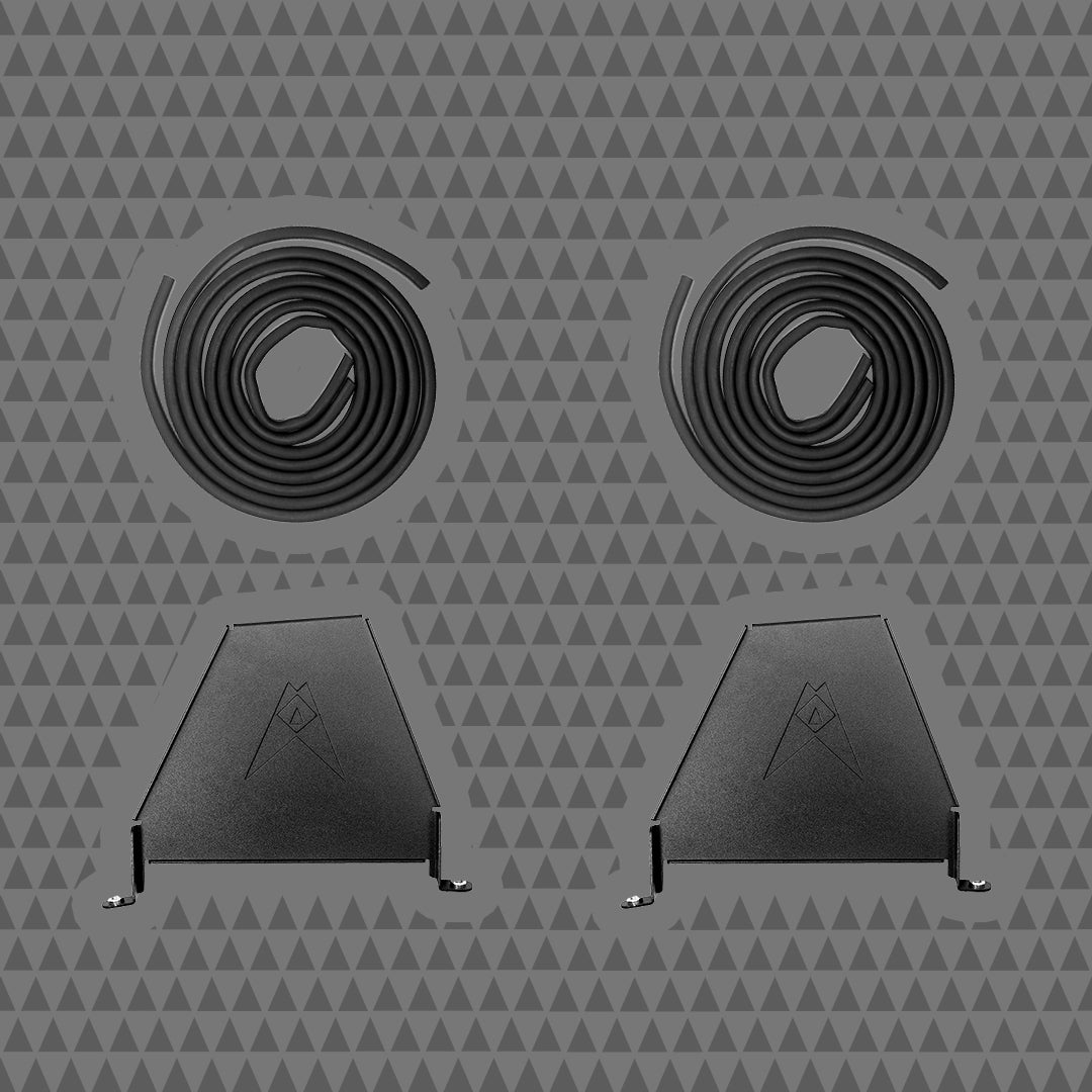 COMPLETE 10-INCH MID-BASS/WOOFER SADDLEBAG MOUNTING KIT