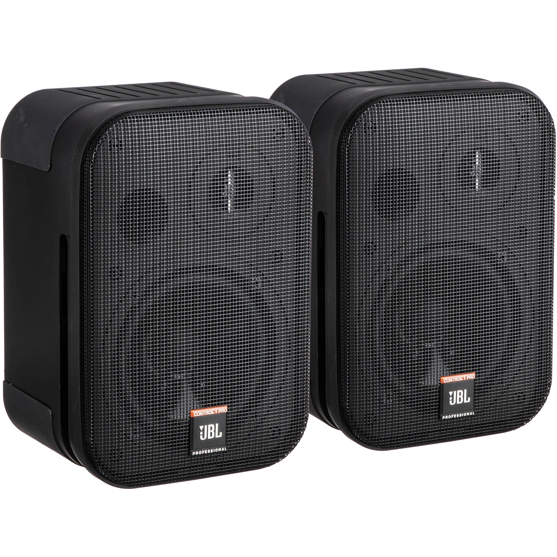 JBL Control 1 Pro - 5\" Two-Way Professional Compact Loudspeaker (Pair, Black)