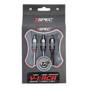 V12 RCA Y Cable | 2 Male to 1 Female