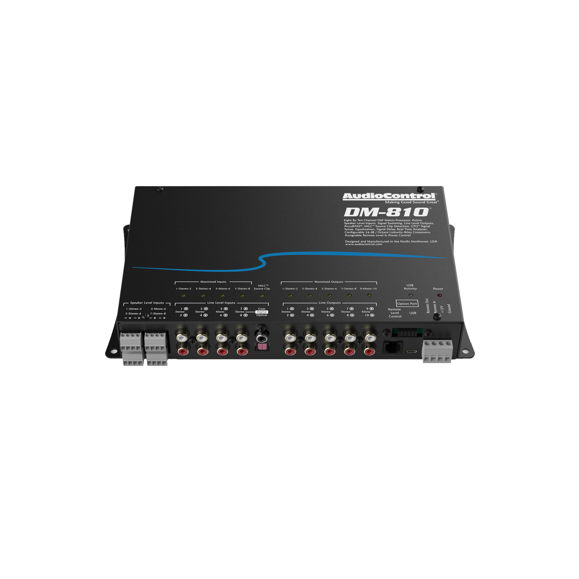 DM-810 8x10 Channel DSP Matrix Processor