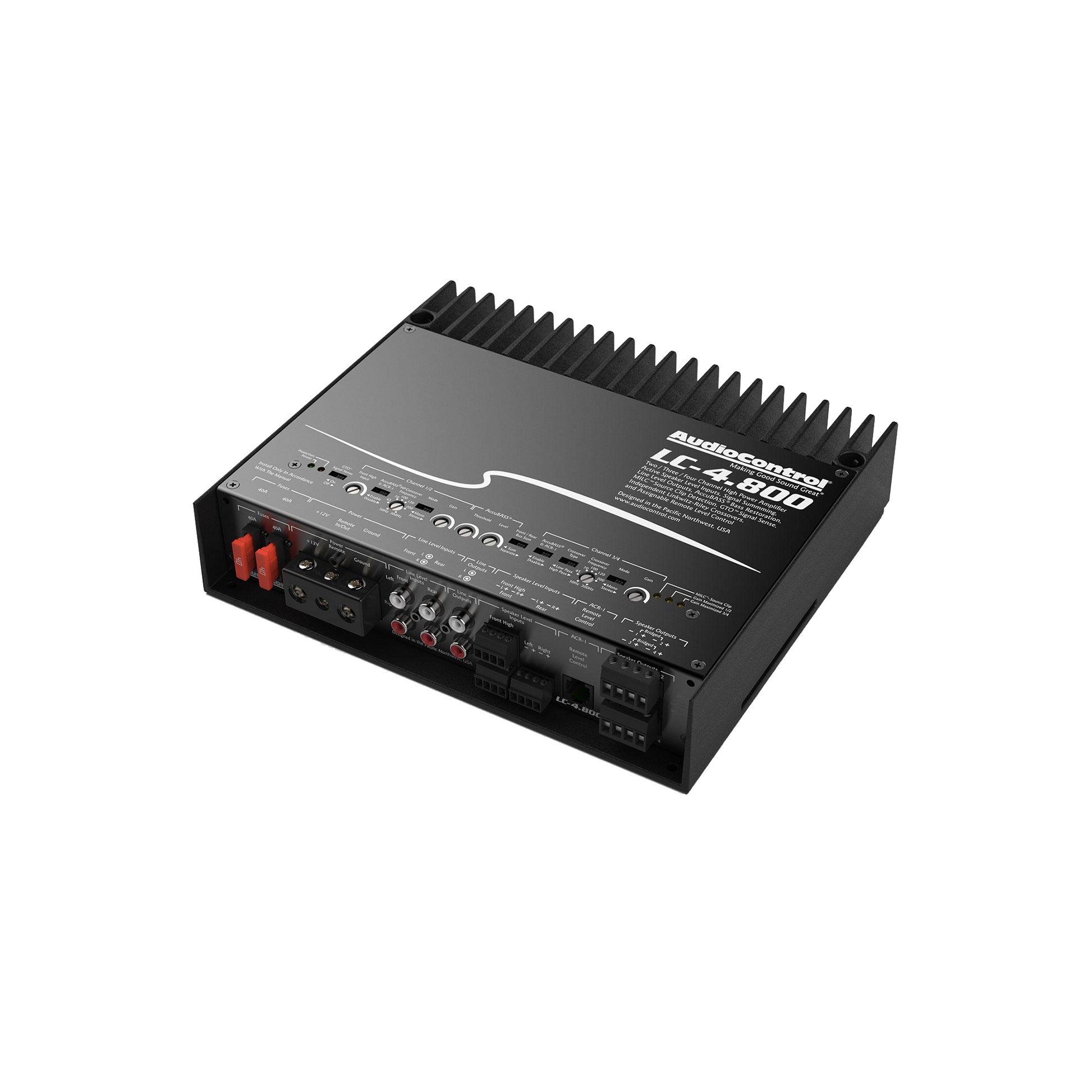 LC-4.800 High-Power 4-Channel Amplifier w/AccuBASS