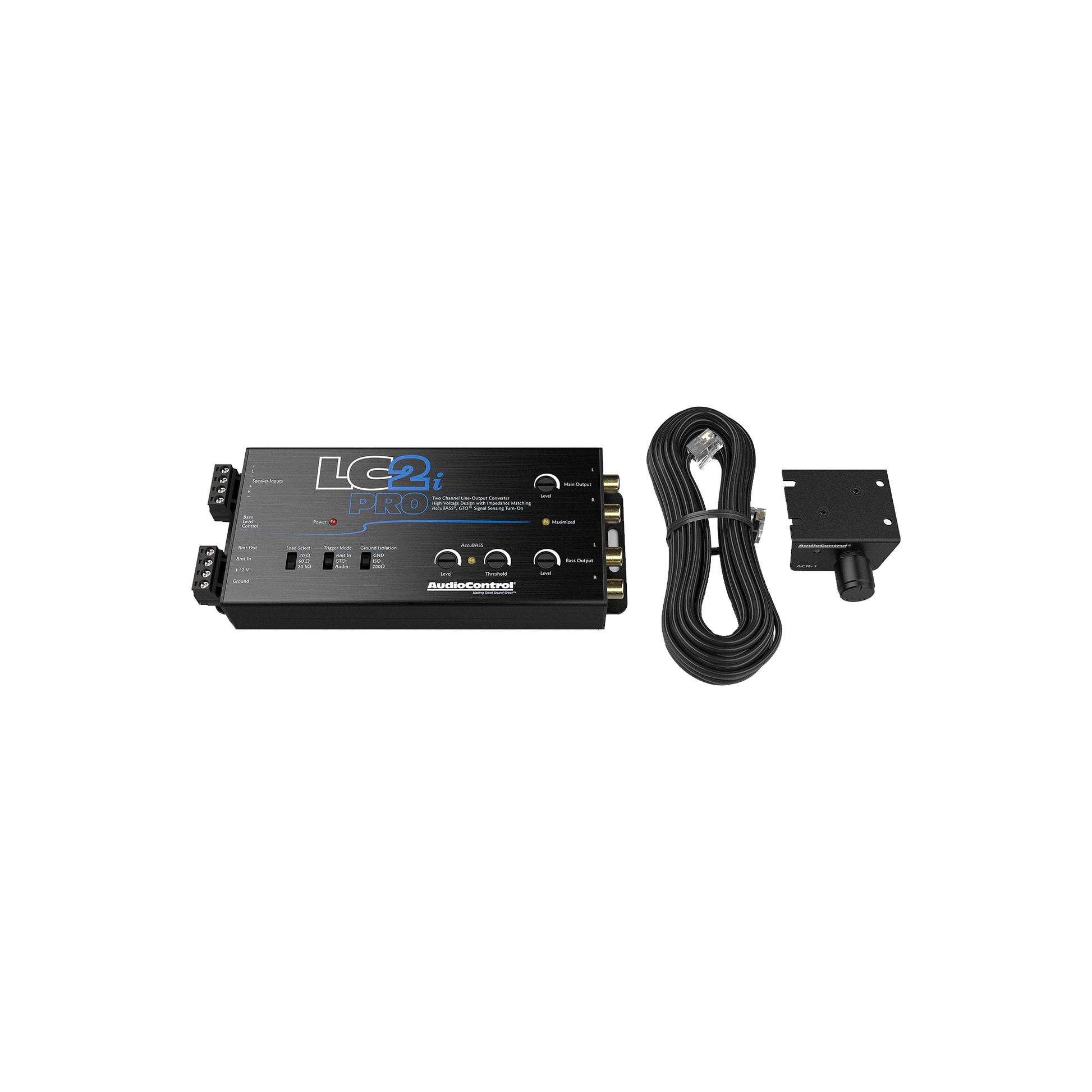 LC2i PRO 2-Channel Line Output Converter w/AccuBASS & ACR-1 Remote