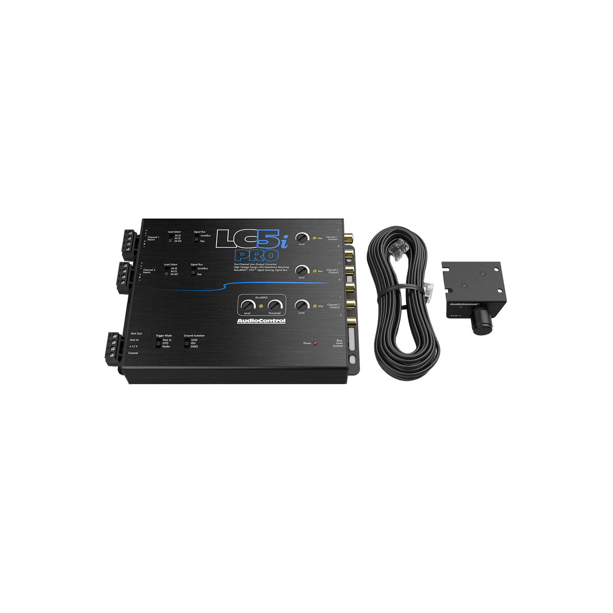LC5iPRO 5-Channel Line Output Converter w/AccuBASS & ACR-1 Remote