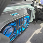 Jeep TJ,JK/JKU,JL/JLU Tailgate Subwoofer Enclosure for 2 X 10"