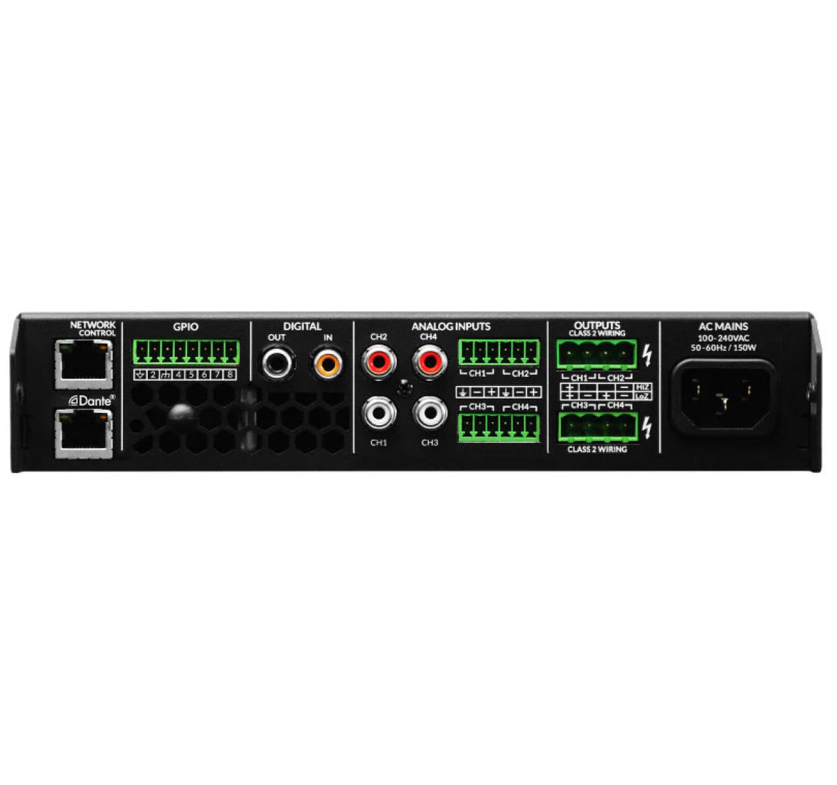 Blaze PowerZone Connect 504D 4.0 Channel Amplifier in Black
