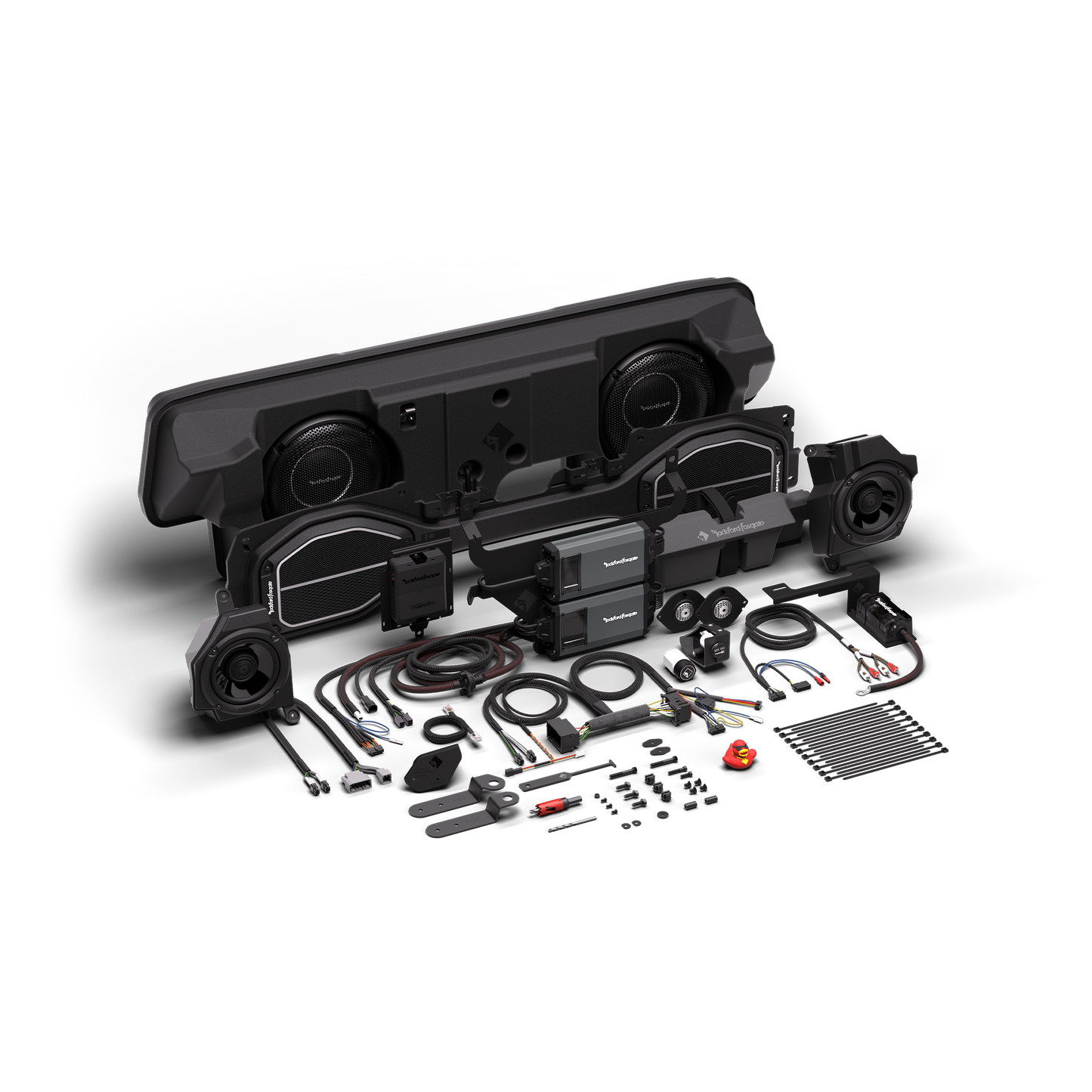 1,800 Watt All-In-One Audio Kit for Select 2020-2023 Jeep Gladiator JT