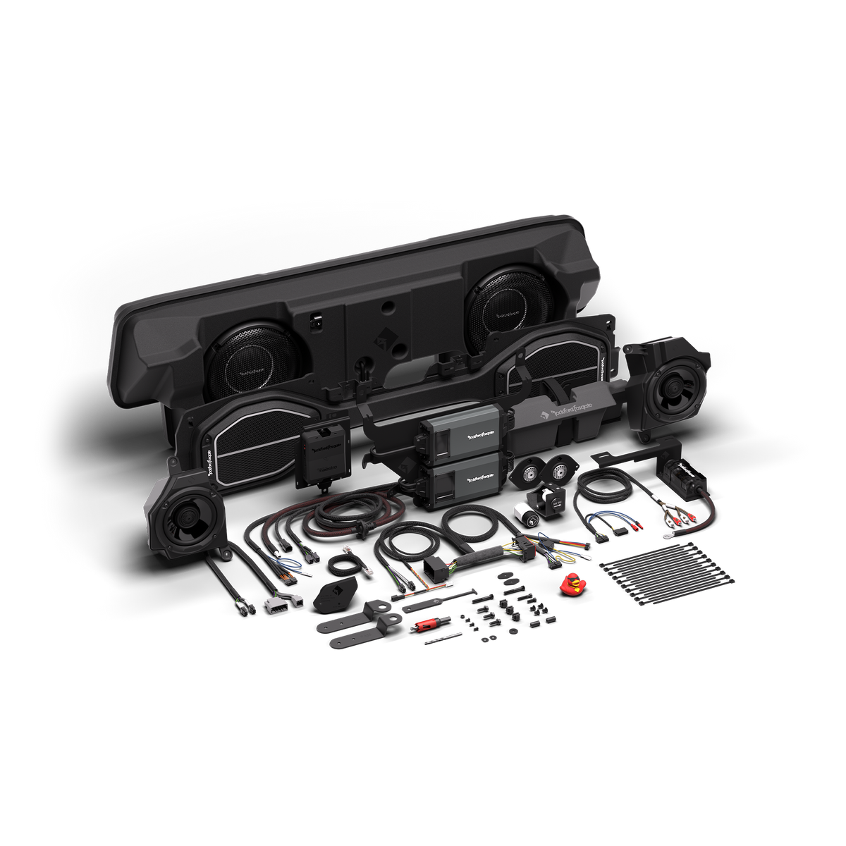 1,800 Watt All-In-One Audio Kit for Select 2020-2023 Jeep Gladiator JT