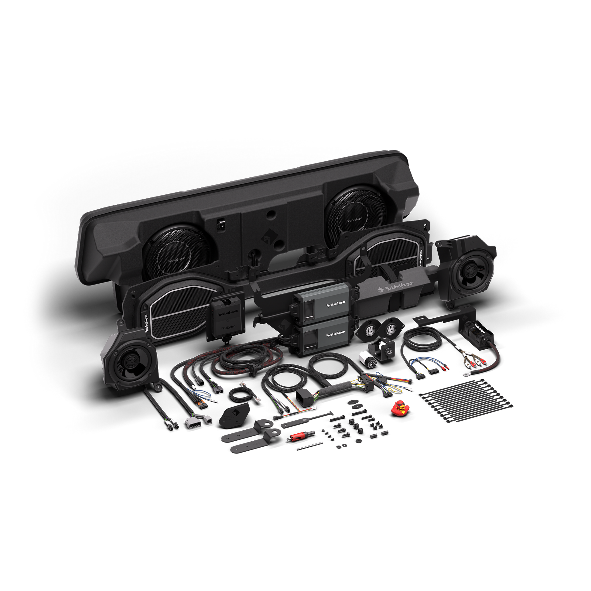 1,800 Watt All-In-One Audio Kit for Select 2020-2023 Jeep Gladiator JT
