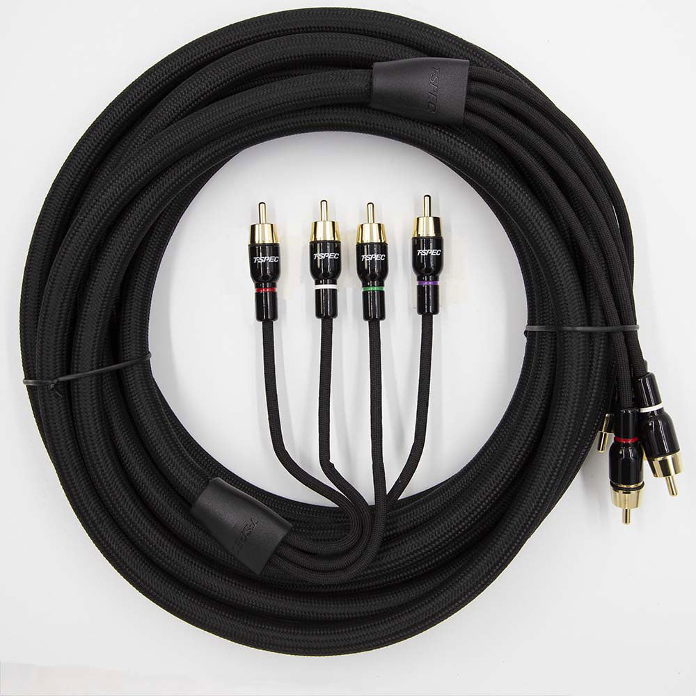 V16 4-Channel RCA Cable | 17 ft.