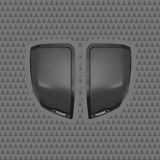 2024+ Rear Saddlebag OEM Style Lid Grills- Cicada Audio Branded (Grills Only)