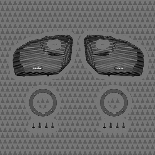 2024+ H-D® ROAD GLIDE® FAIRING GRILLES w/ RR075T TWEETERS