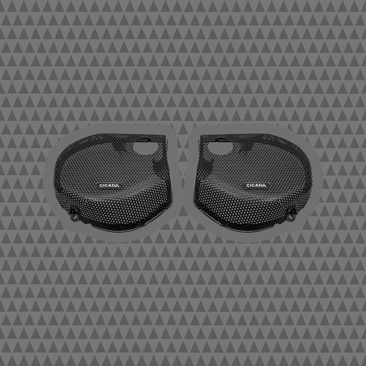 2024+ Street Glide Cicada Audio® Branded Grilles w/RR05T mounts