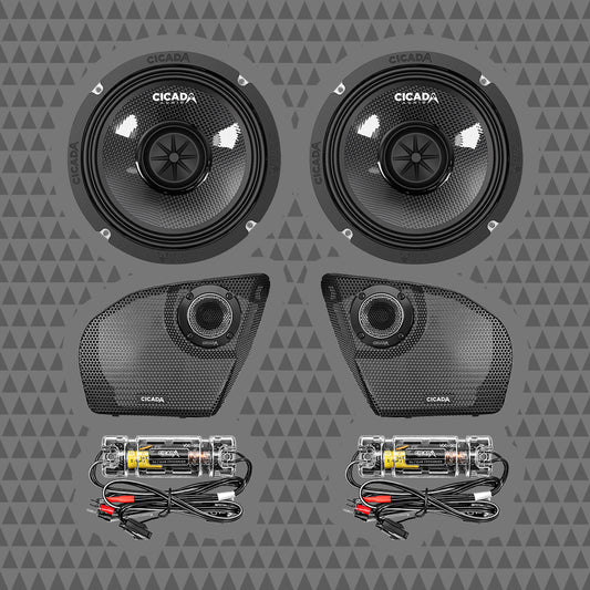 6.5-INCH MID-BASS / 1-INCH COMPONENT SPEAKERS KIT – 4Ω