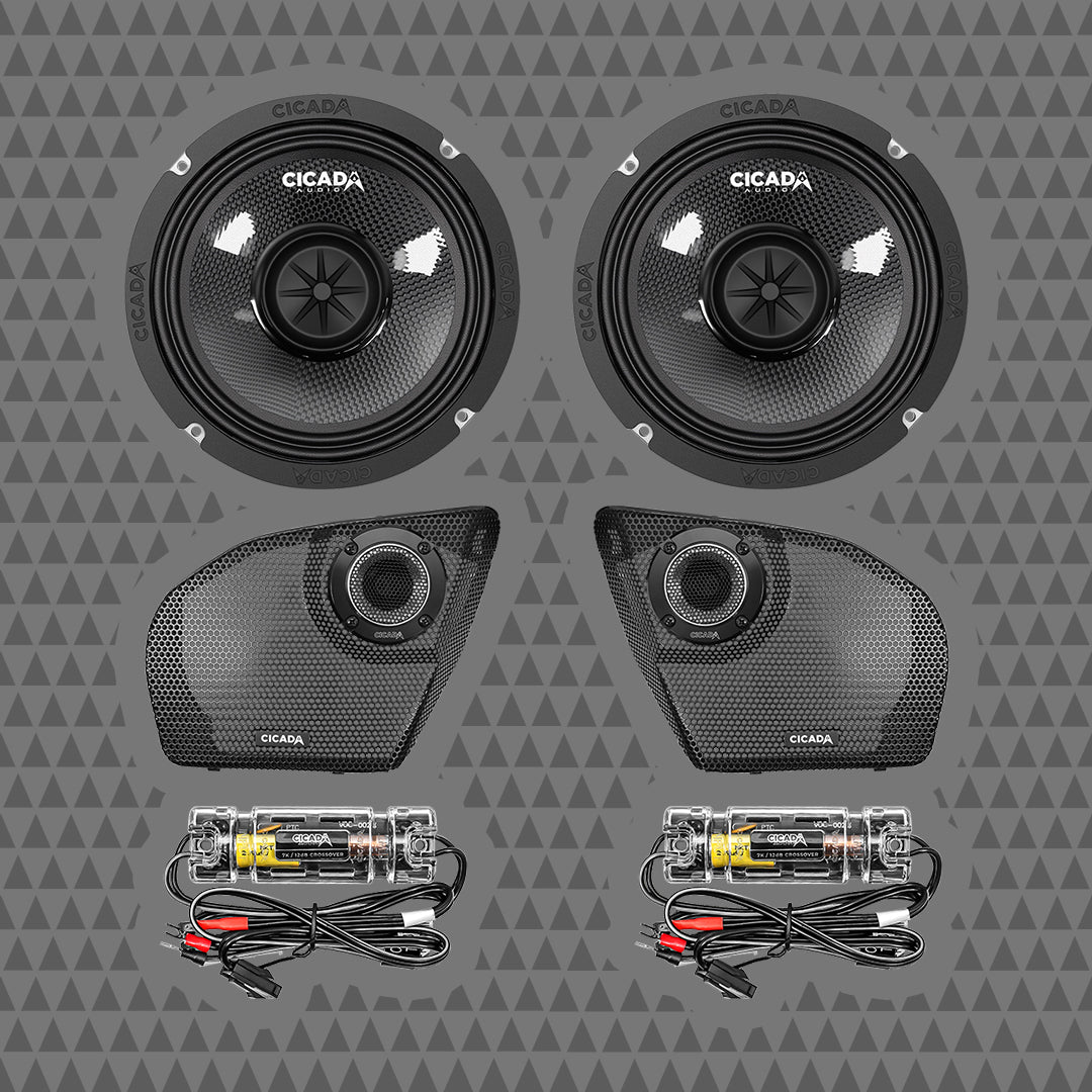 6.5-INCH MID-BASS / 1-INCH COMPONENT SPEAKERS KIT – 2Ω