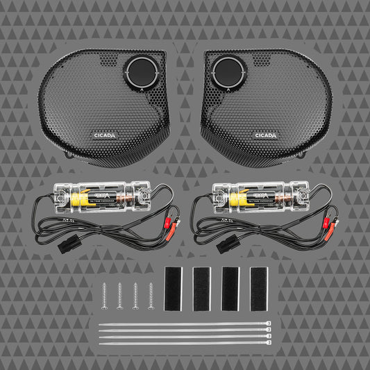 6.5-INCH MID-BASS / 1-INCH COMPONENT SPEAKERS KIT – 4Ω