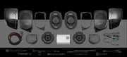 1400w 4CH AMPLIFIER &amp; 4 PRO COAXIAL HORN SPEAKER H-D® STREET GLIDE® COMPLETE SYSTEM