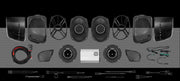 1400W 4CH DSP AMPLIFIER &amp; 4 COAXIAL HORN SPEAKER H-D® ROAD GLIDE® COMPLETE STSTEM