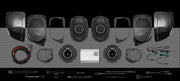 1400W 4CH DSP AMPLIFIER &amp; 4 COAXIAL HORN SPEAKER H-D® STREET GLIDE® COMPLETE STSTEM