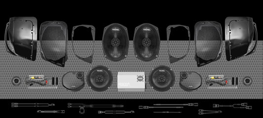 1400w 4CH DSP AMP &amp; 8 COMPONENT SPEAKER H-D® STREET GLIDE® COMPLETE SYSTEM