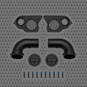 H-D® 2024+ 3-Inch Right Angle Port with Pass-Through Plugs – Pair