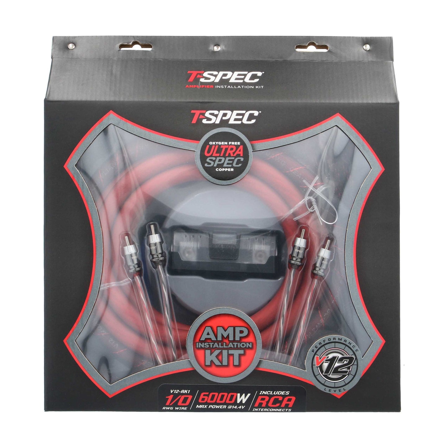 V12 Amp Kit with RCA | 1/0 AWG | 6000W