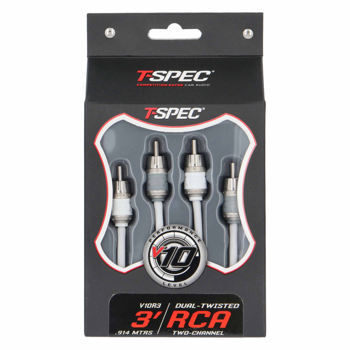 V10 2-Channel RCA Cable | 3 ft