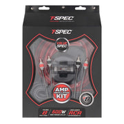 V8 OFC Amp Kit with RCA | 8 AWG | 600W