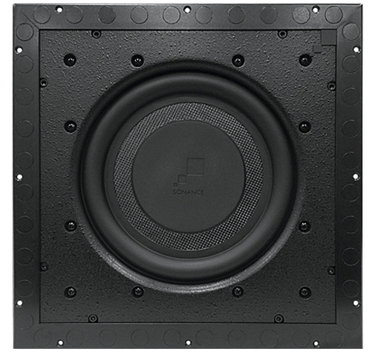 Sonance Black Visual Performance In-Wall Subwoofer