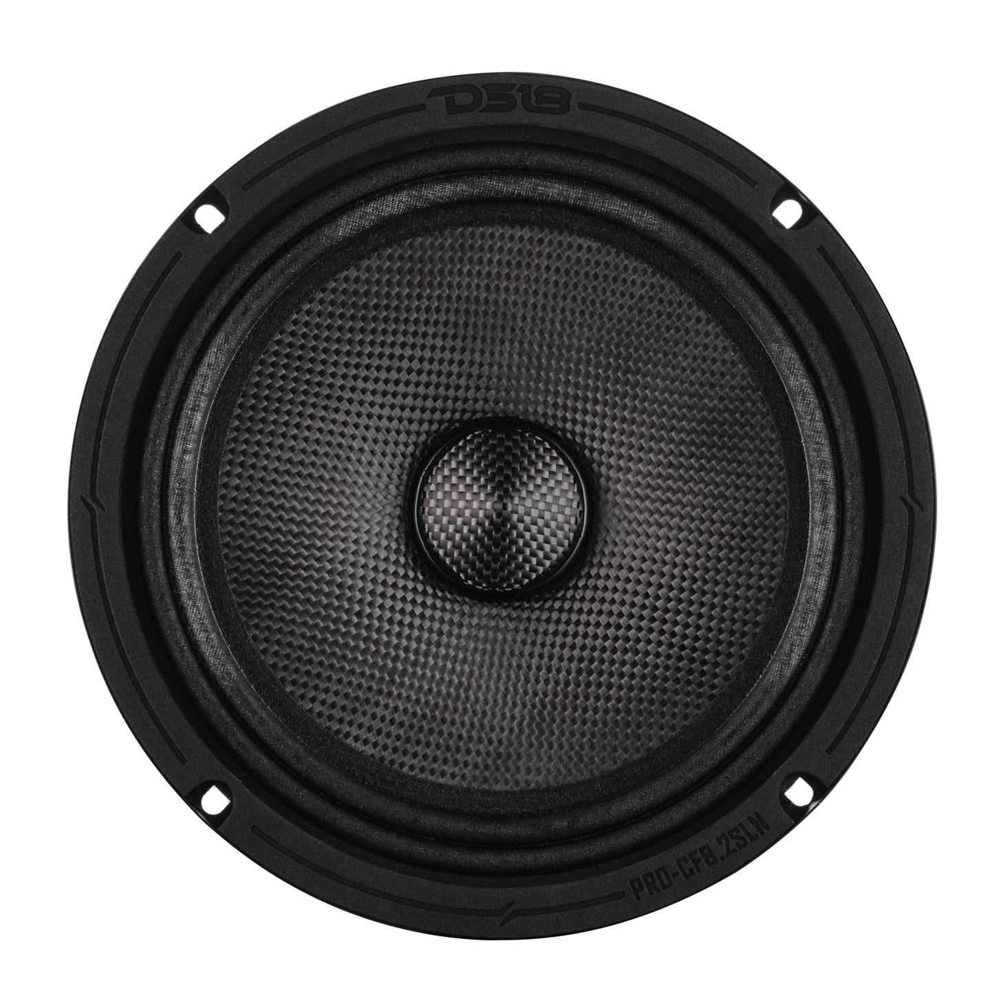 8” Slim Motorcycle & Motorsports Loudspeaker With Neodymium Magnet and Water Resistant Carbon Fiber Cone | 200W RMS 2-Ohm