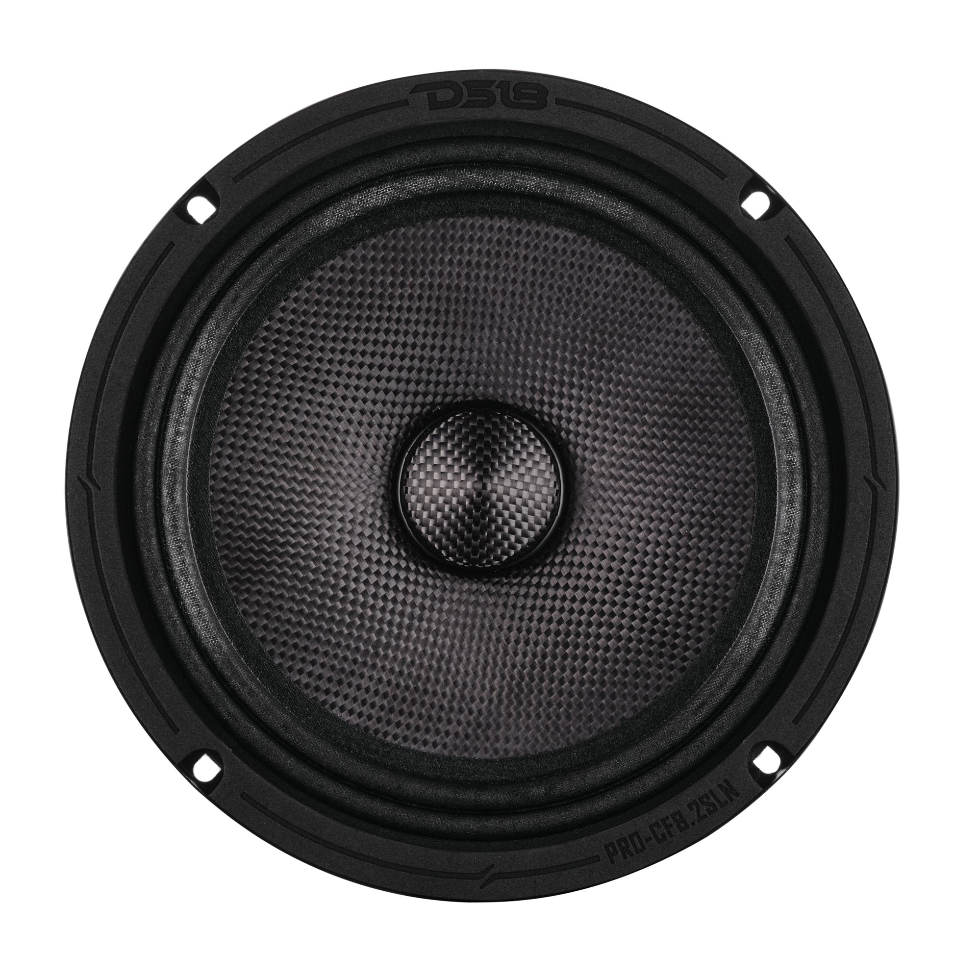 8” Slim Motorcycle & Motorsports Loudspeaker With Neodymium Magnet and Water Resistant Carbon Fiber Cone | 200W RMS 2-Ohm
