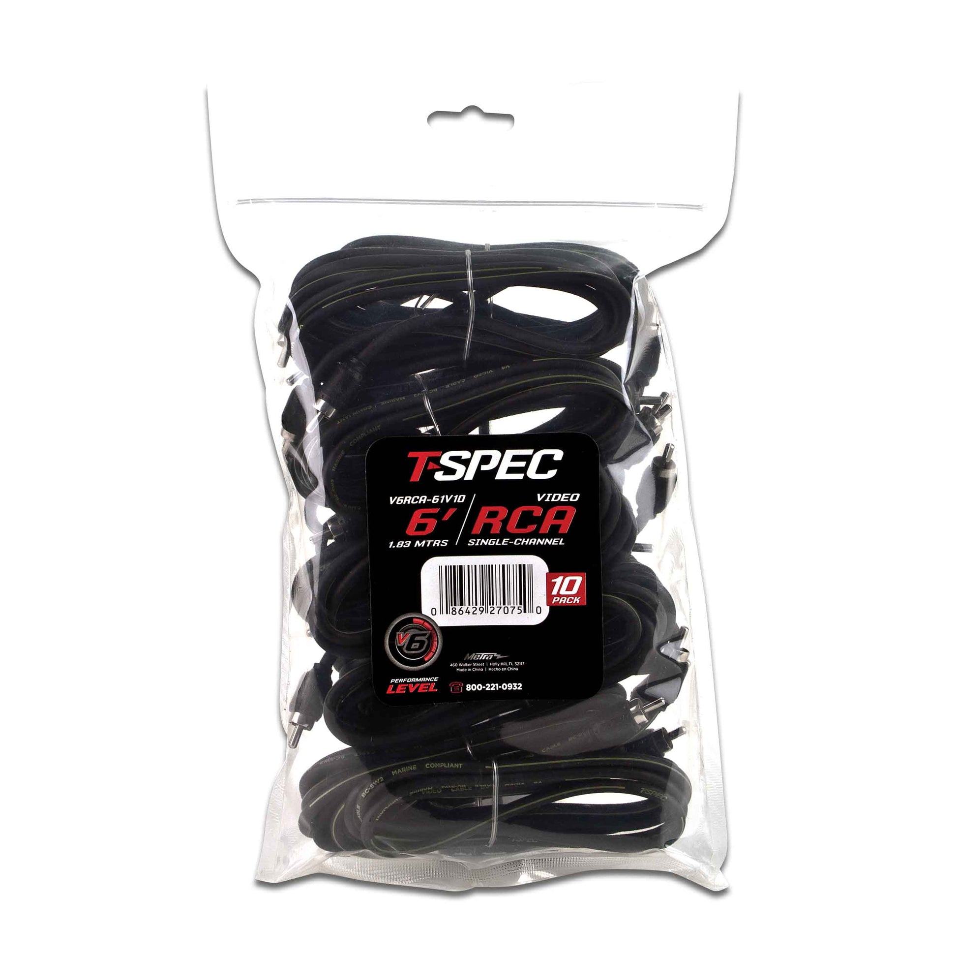 V6 Video Cable | 6 ft. | 10 Pack