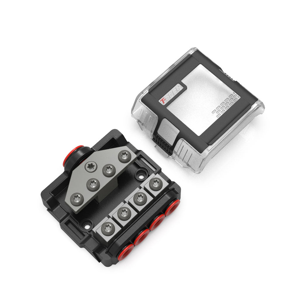 MANL Fuse Distribution Block | 1/0-4 AWG In, (4) 4/8 AWG Out