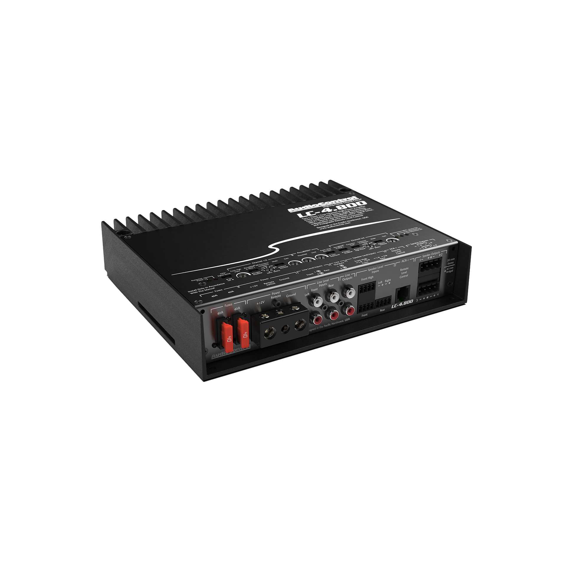 LC-4.800 High-Power 4-Channel Amplifier w/AccuBASS