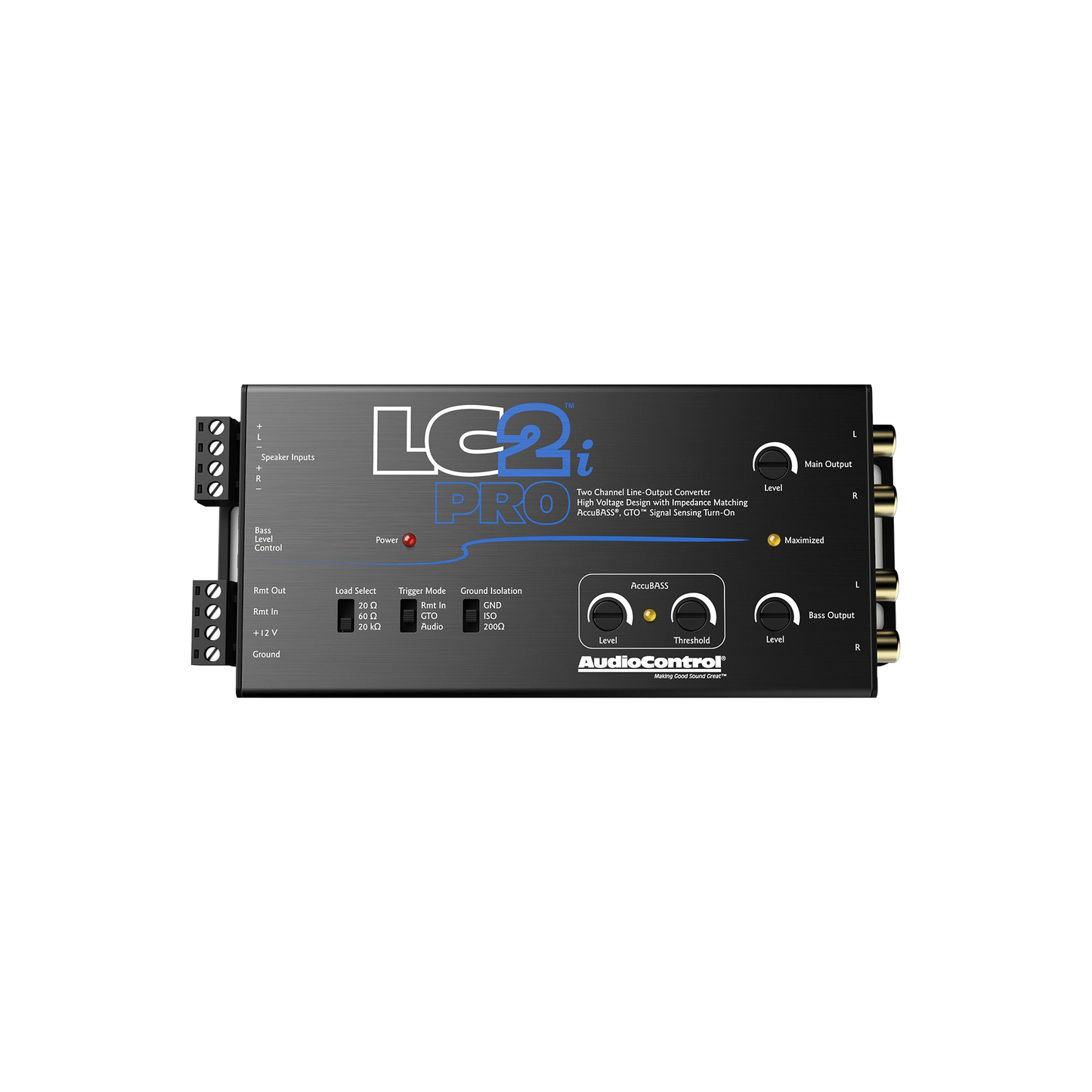 LC2i PRO 2-Channel Line Output Converter w/AccuBASS & ACR-1 Remote