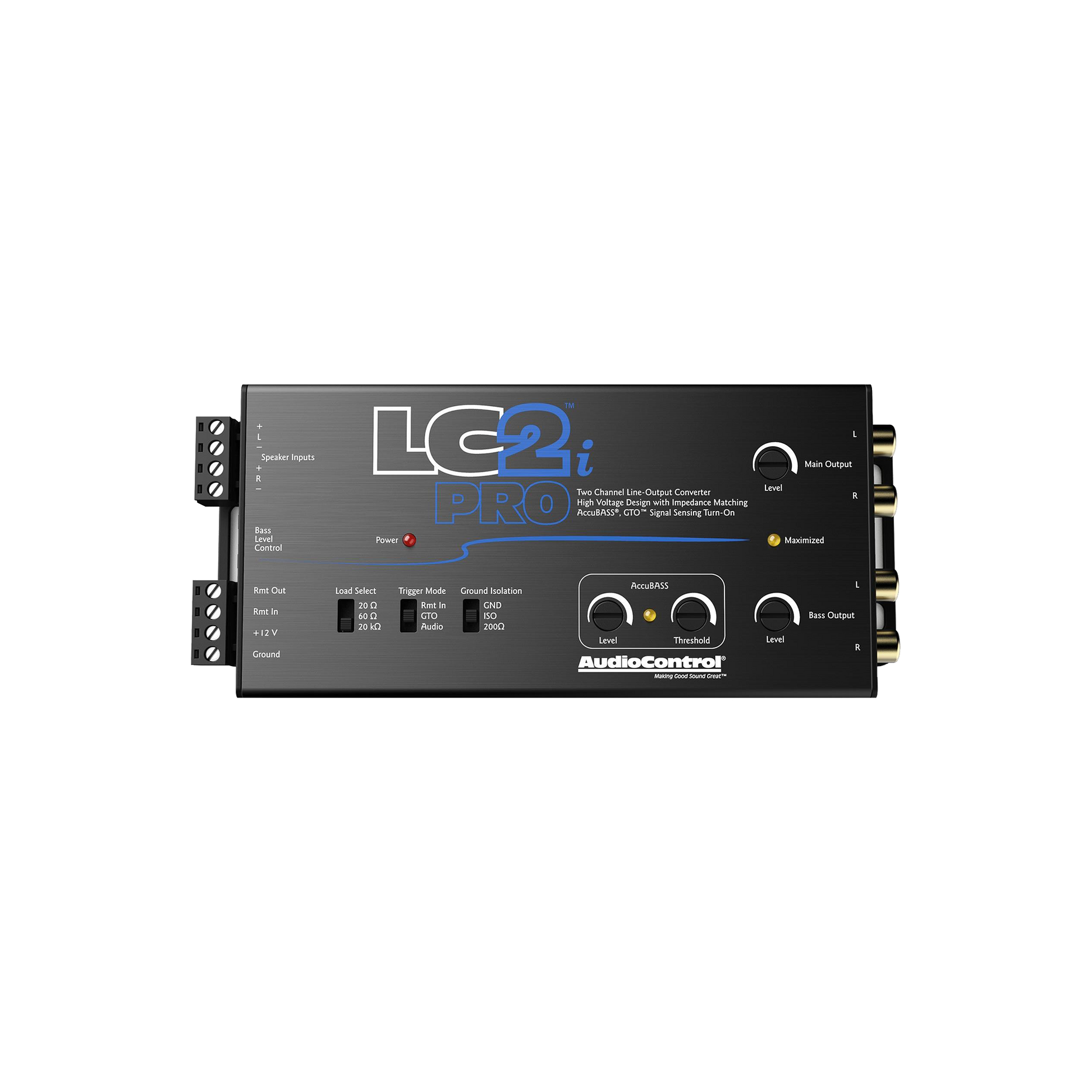 LC2i PRO 2-Channel Line Output Converter w/AccuBASS & ACR-1 Remote