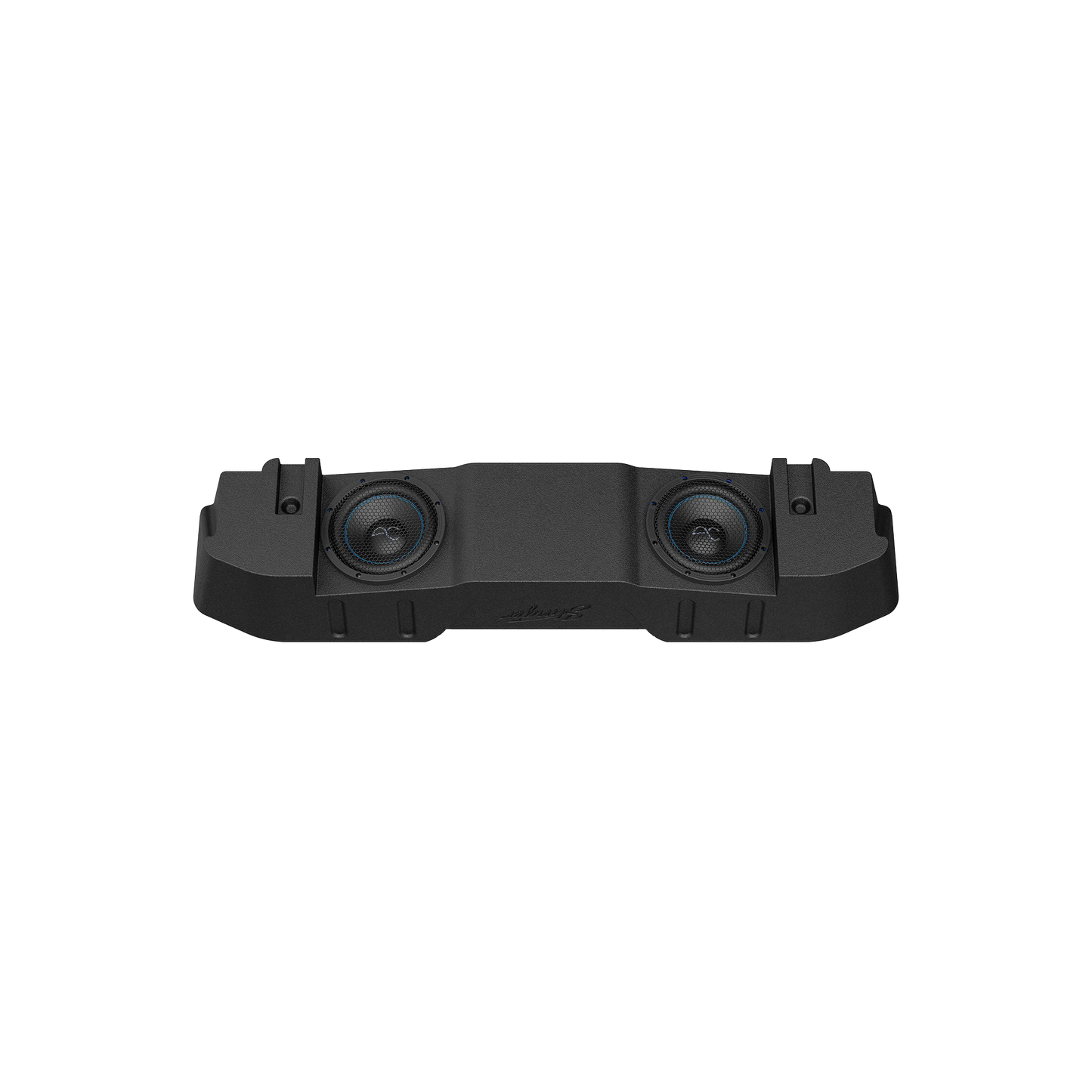 TXJTD8 Jeep Gladiator JT (2020-24) Under Seat Dual 8" Loaded Subwoofer Enclosure