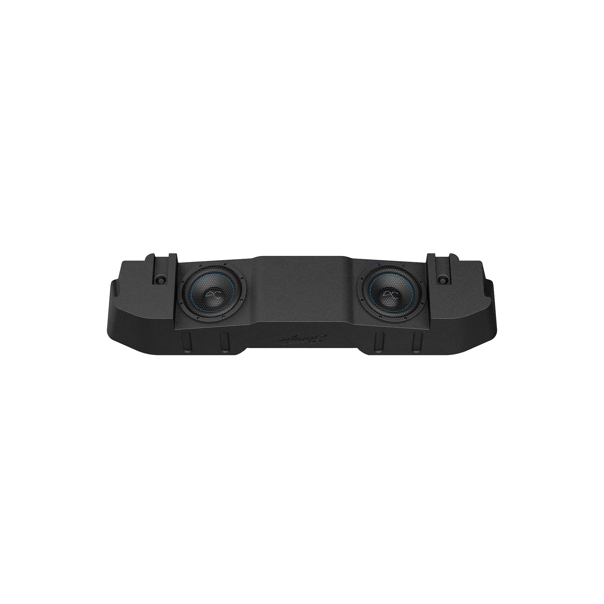 TXJTD8 Jeep Gladiator JT (2020-24) Under Seat Dual 8" Loaded Subwoofer Enclosure