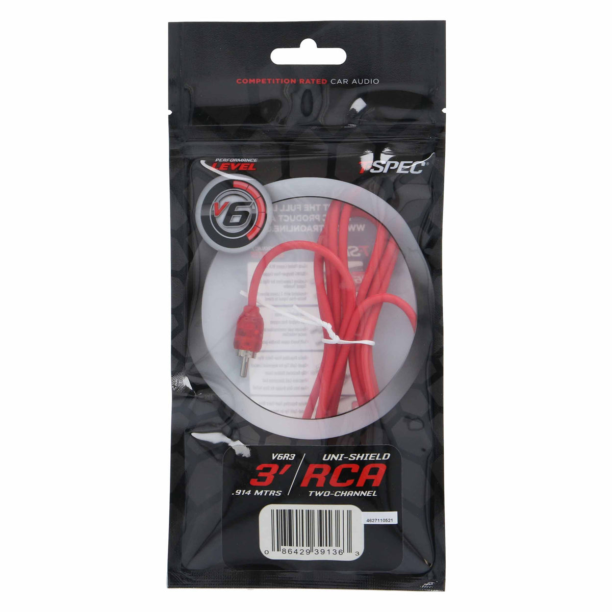 V6 2-Channel RCA Cable | 3 ft.