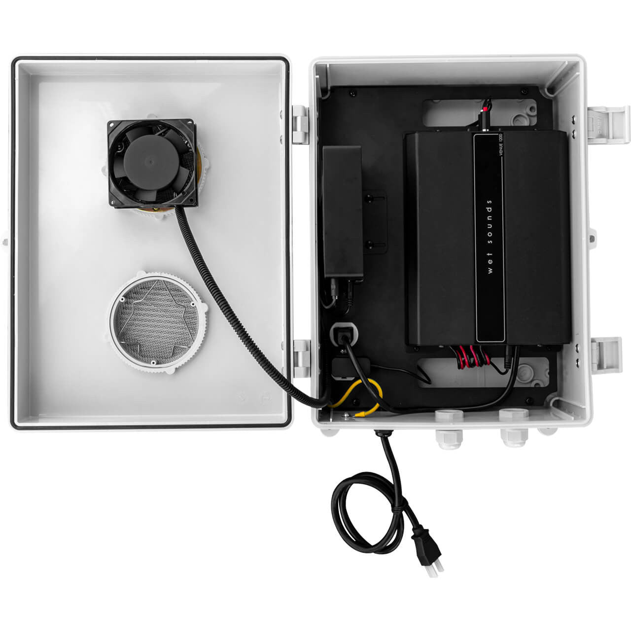 Venue Series 110v, 1200W 4 Channel Amplifier w/Enclosure