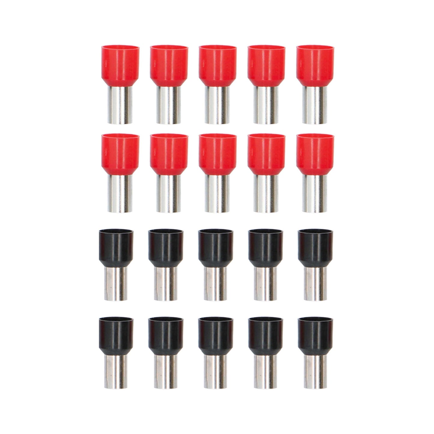 Ferrules Refill Pack | 4GA | Red/Black | 20 Piece