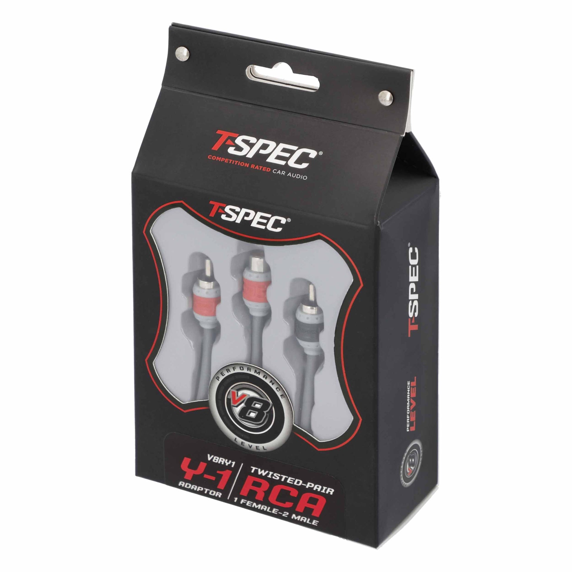 V8 RCA Y Cable | 2 Male to 1 Female | 0.5 ft.