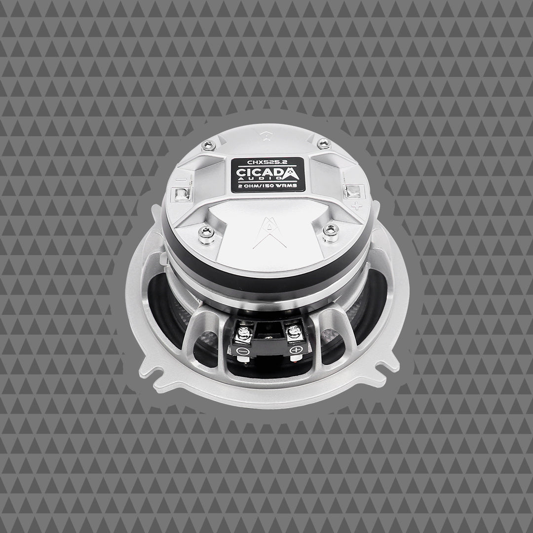 5.25″ Pro Coax Horn Speakers – 2Ω