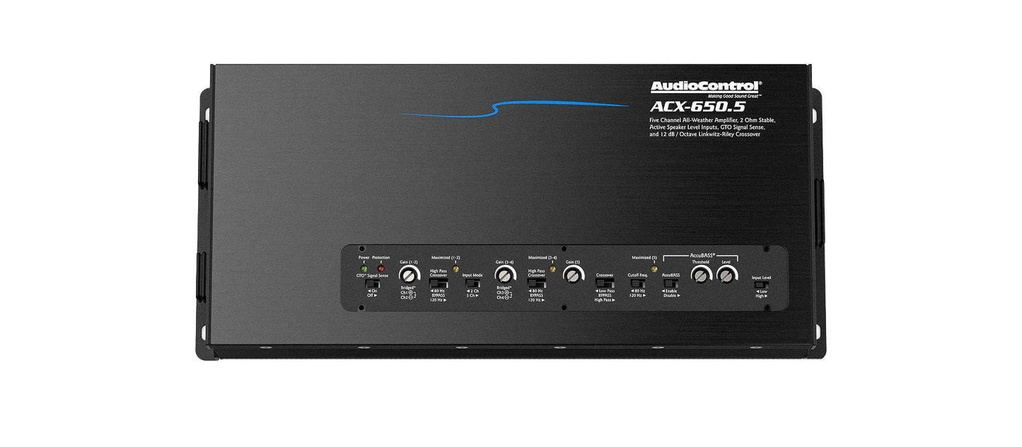 ACX-650.5 All-Weather 5-Channel Amplifier, 650W RMS