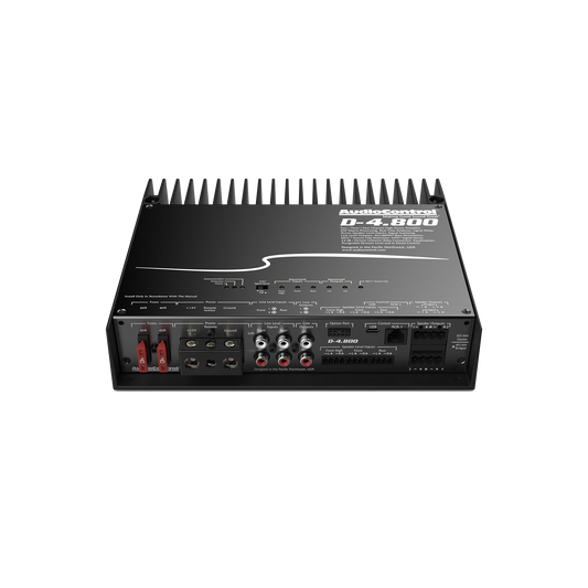 D-4.800 High-Power 4-Channel DSP Matrix Amplifier w/AccuBASS