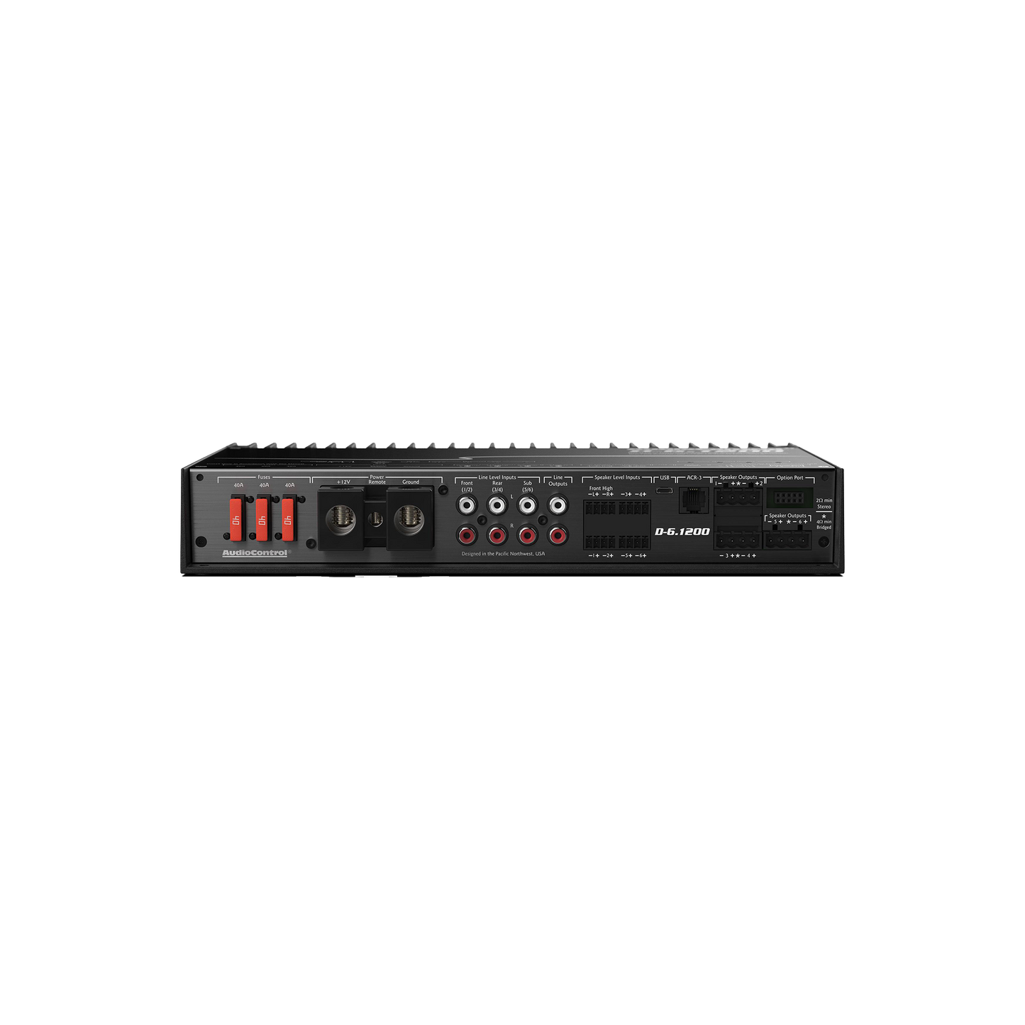 D-6.1200 High-Power 6-Channel DSP Matrix Amplifier w/AccuBASS