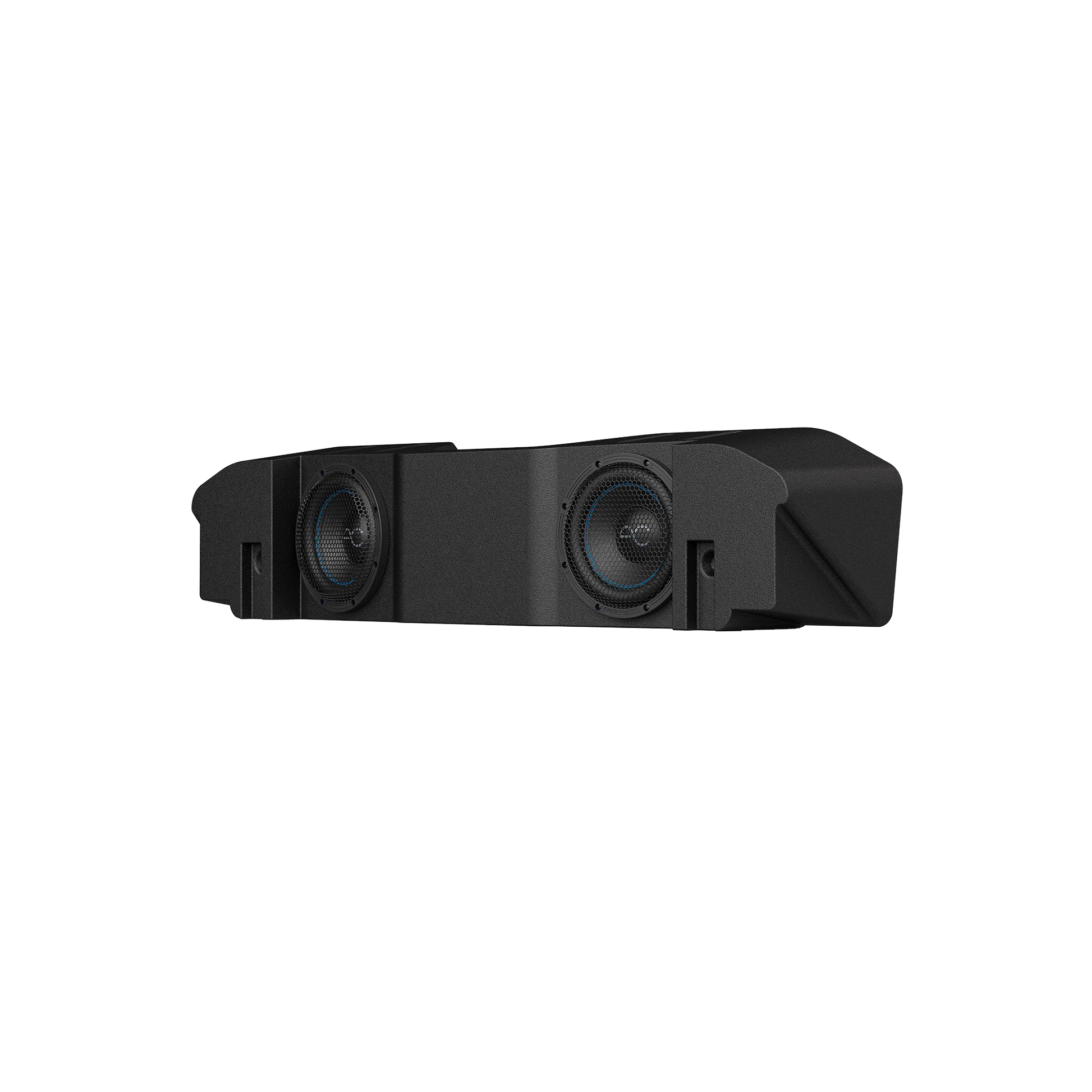 TXJTD8 Jeep Gladiator JT (2020-24) Under Seat Dual 8" Loaded Subwoofer Enclosure