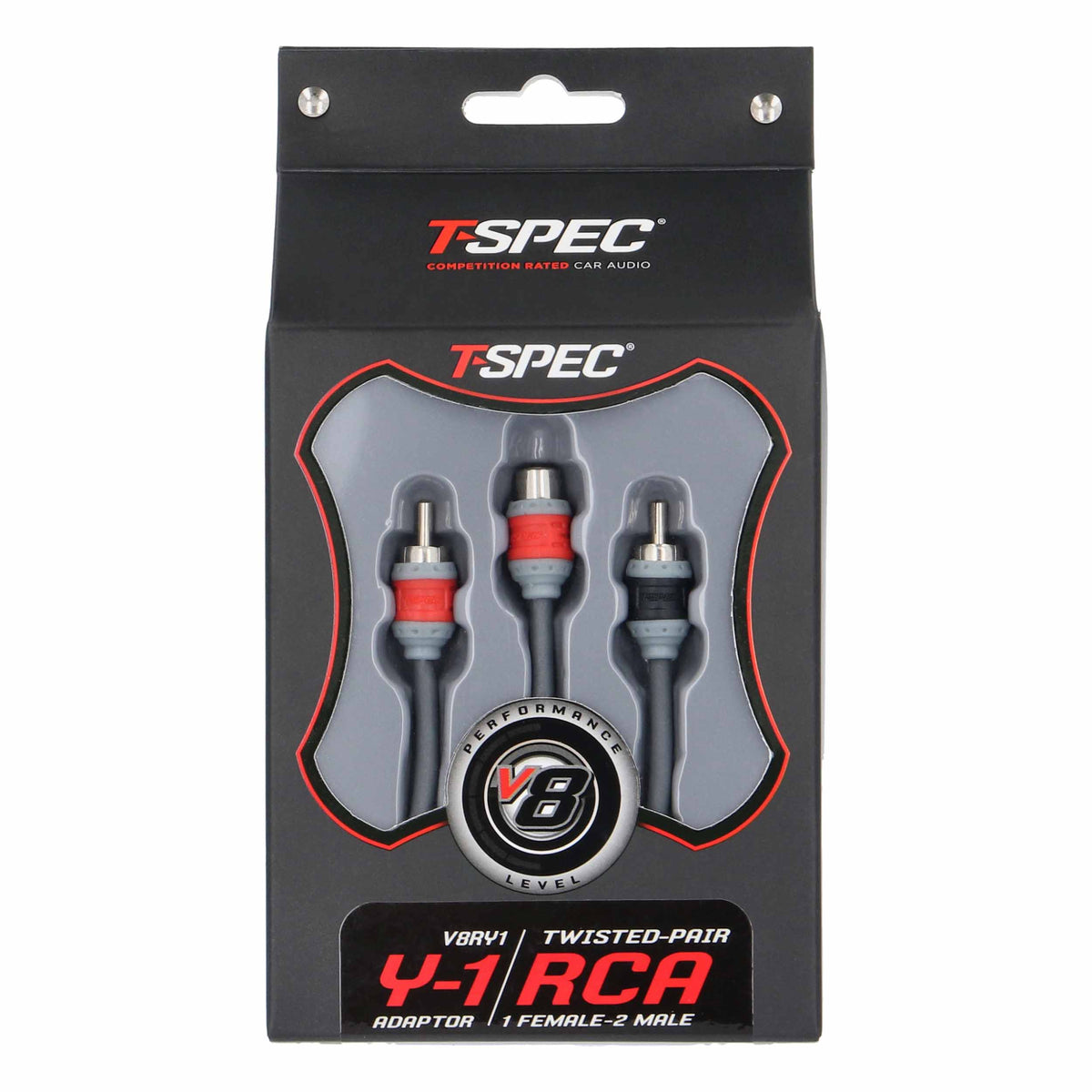 V8 RCA Y Cable | 2 Male to 1 Female | 0.5 ft.