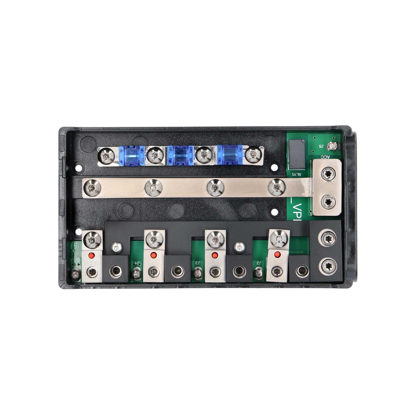Distribution Block | Dual Input | 4-Way Power + Ground