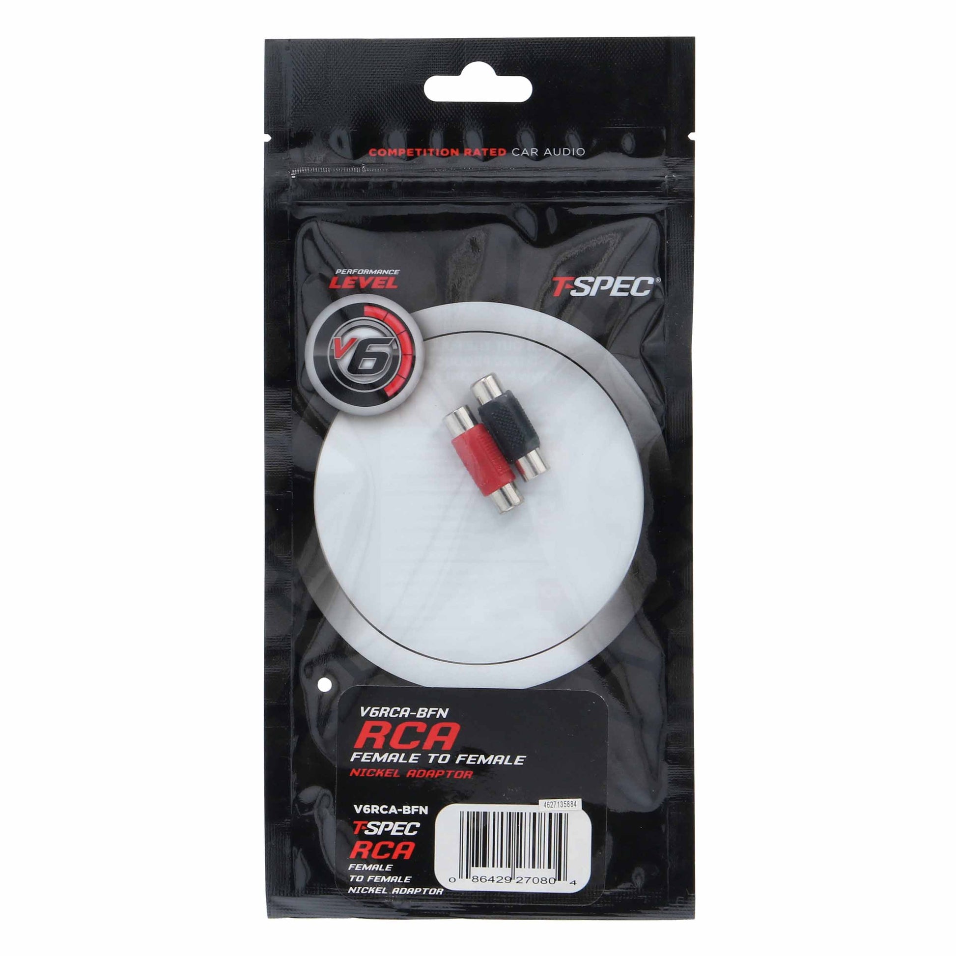 V6 RCA Barrel Adapter | Female to Female | 2 Pack